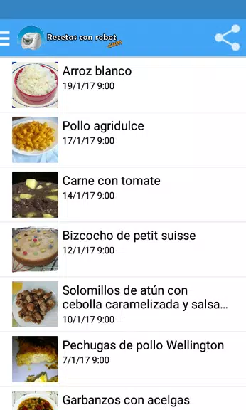 Recetas con robot 스크린샷 1