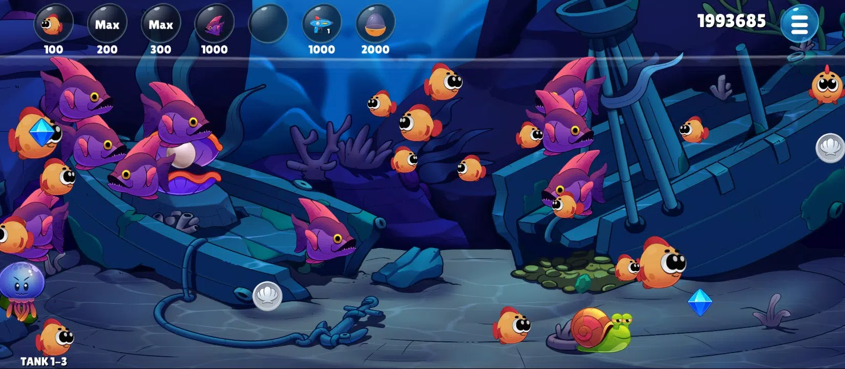 Insaniquarium Deluxe Evolution应用截图第1张