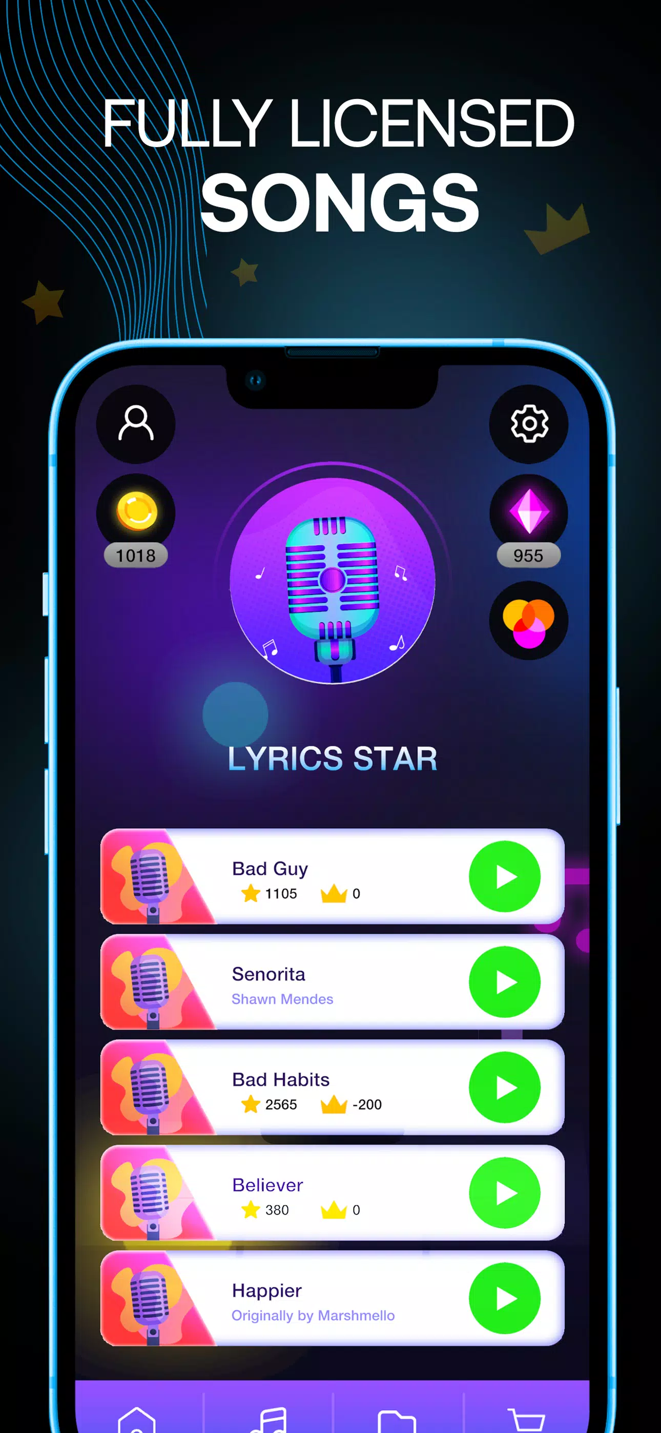 Lyrics Star・Song Lyrics Tiles स्क्रीनशॉट 4