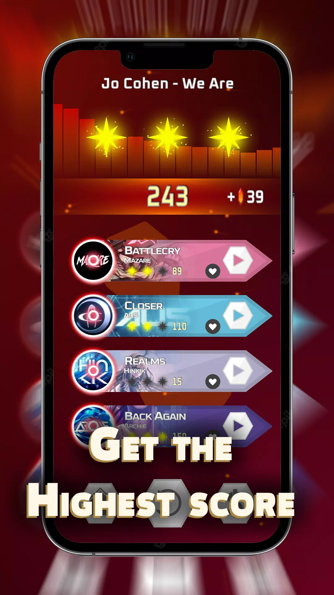Dash’n’Beat - EDM Rhythm game應用截圖第4張