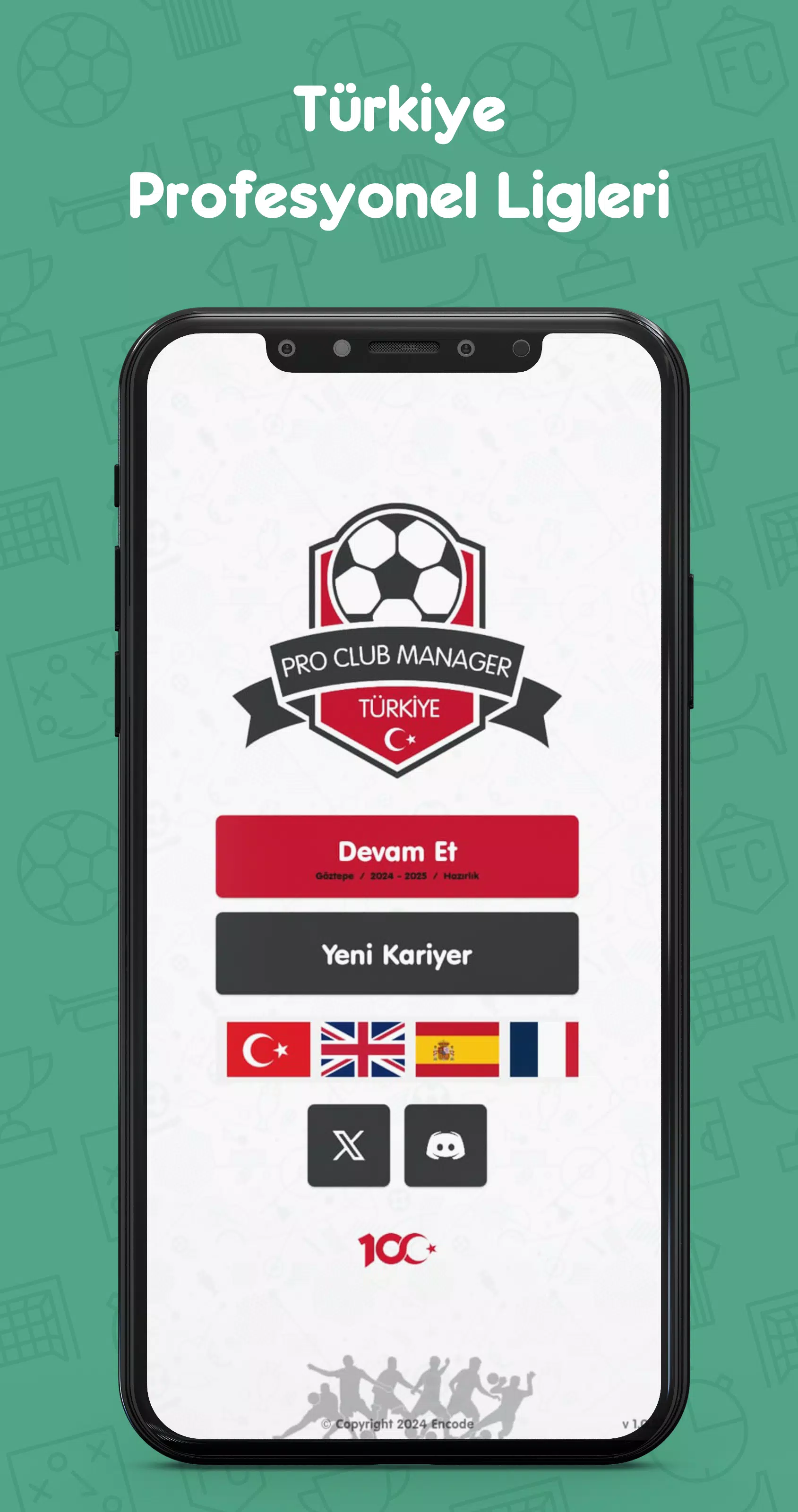 Pro Club Manager Türkiye スクリーンショット 1
