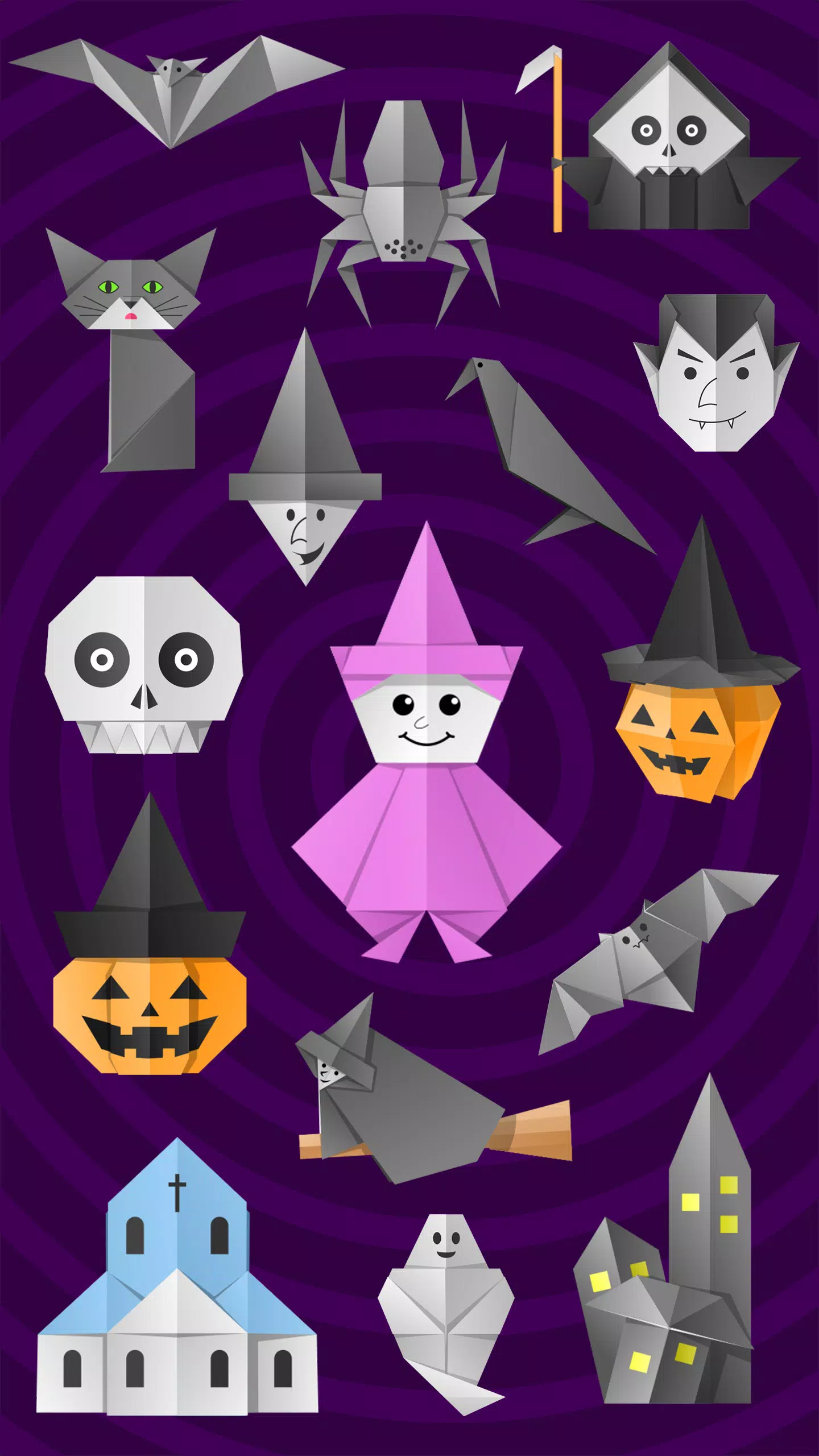 Origami Halloween應用截圖第1張