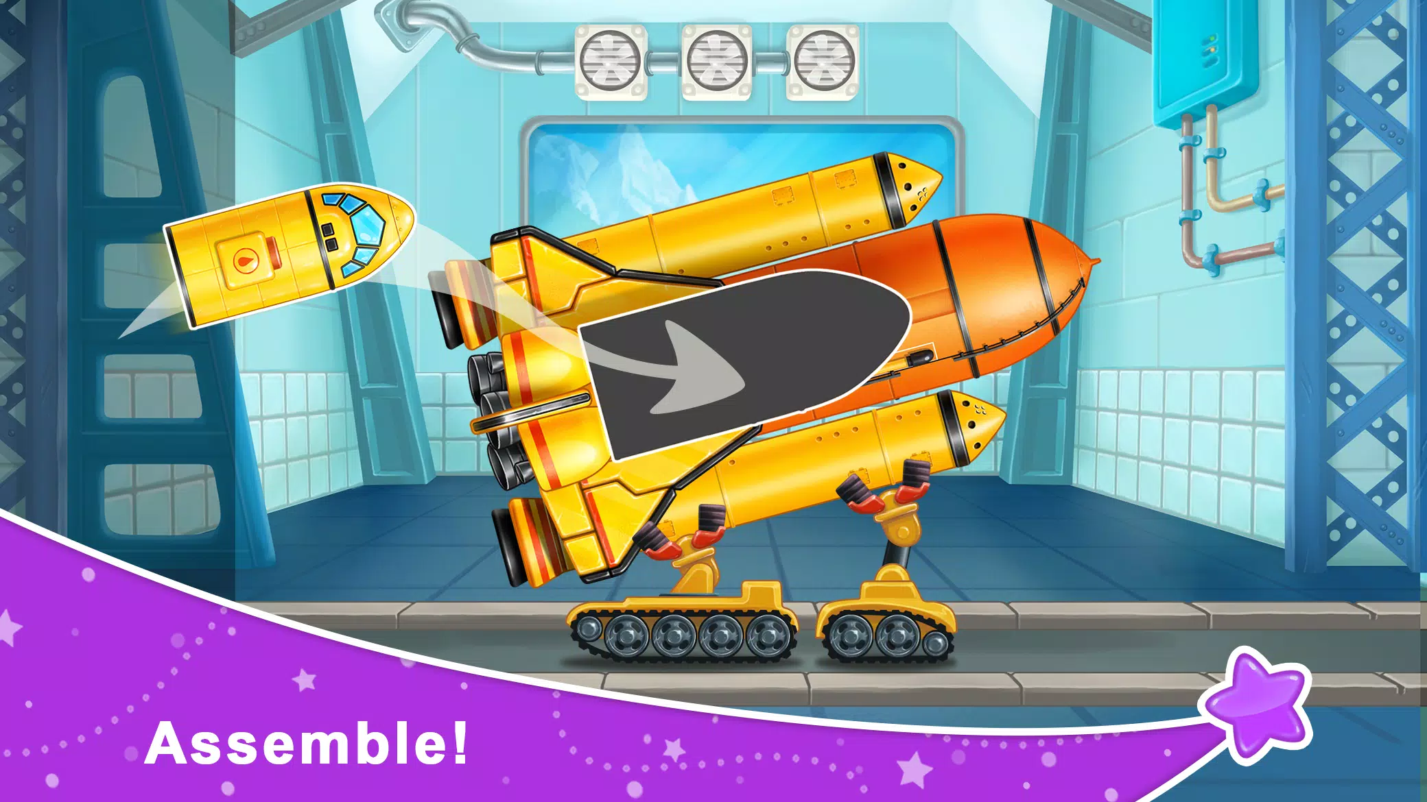Rocket 4 space games Spaceship应用截图第1张