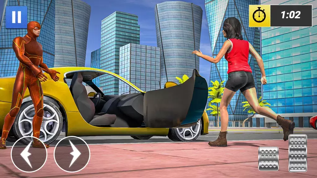 Superhero Car Games Taxi Games スクリーンショット 4