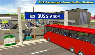 Modern City Bus Parking Games Captura de tela 1