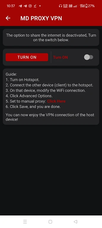 MD PROXY VPN スクリーンショット 3