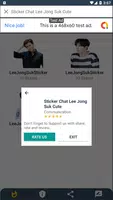 Sticker Chat Lee Jong Suk Cute KPOP應用截圖第3張