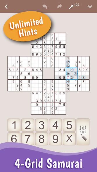 MultiSudoku: Samurai Sudoku Mod Screenshot 2