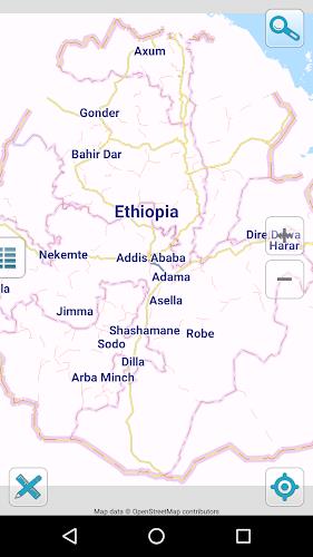Map of Ethiopia offline应用截图第1张