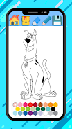 Scooby coloring doo cartoon ga應用截圖第1張
