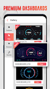 GPS Speedometer OBD2 Dashboard 스크린샷 2