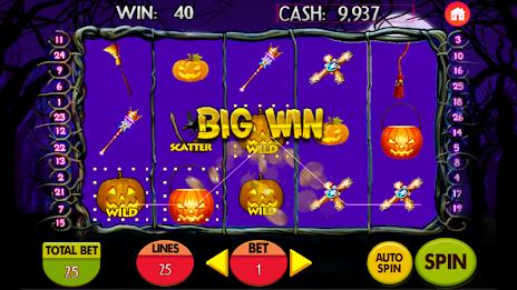 Halloween Slots Mania Deluxe Capture d'écran 2