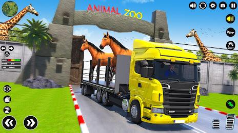 Animal Transport Truck Driving स्क्रीनशॉट 2