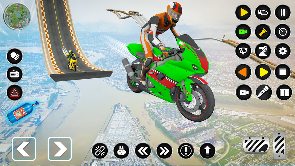 Extreme Stunt Bike Driving 3D Capture d'écran 1