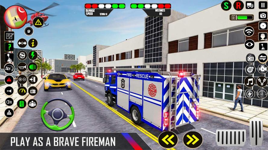 Police Ambulance Fire Truck Screenshot 4