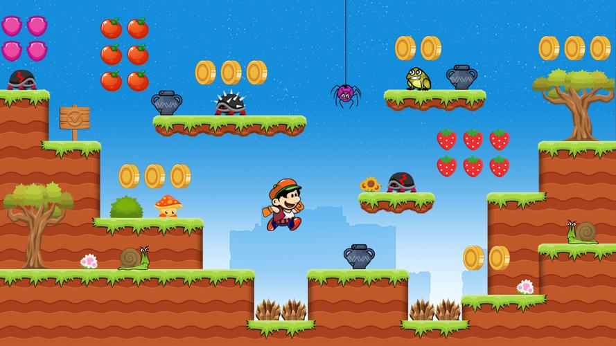 Super Nob Run：跳躍冒險叢林遊戲應用截圖第3張