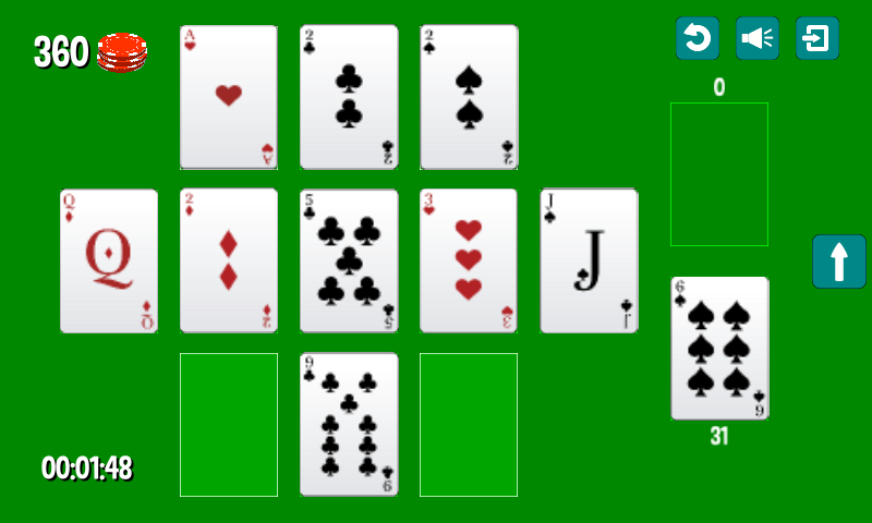 Solitario Estrella Скриншот 2