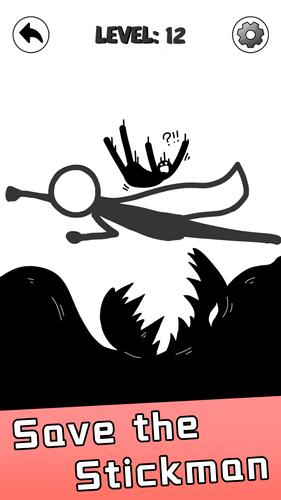 Save Stickman: Brain Draw Line Capture d’écran 1