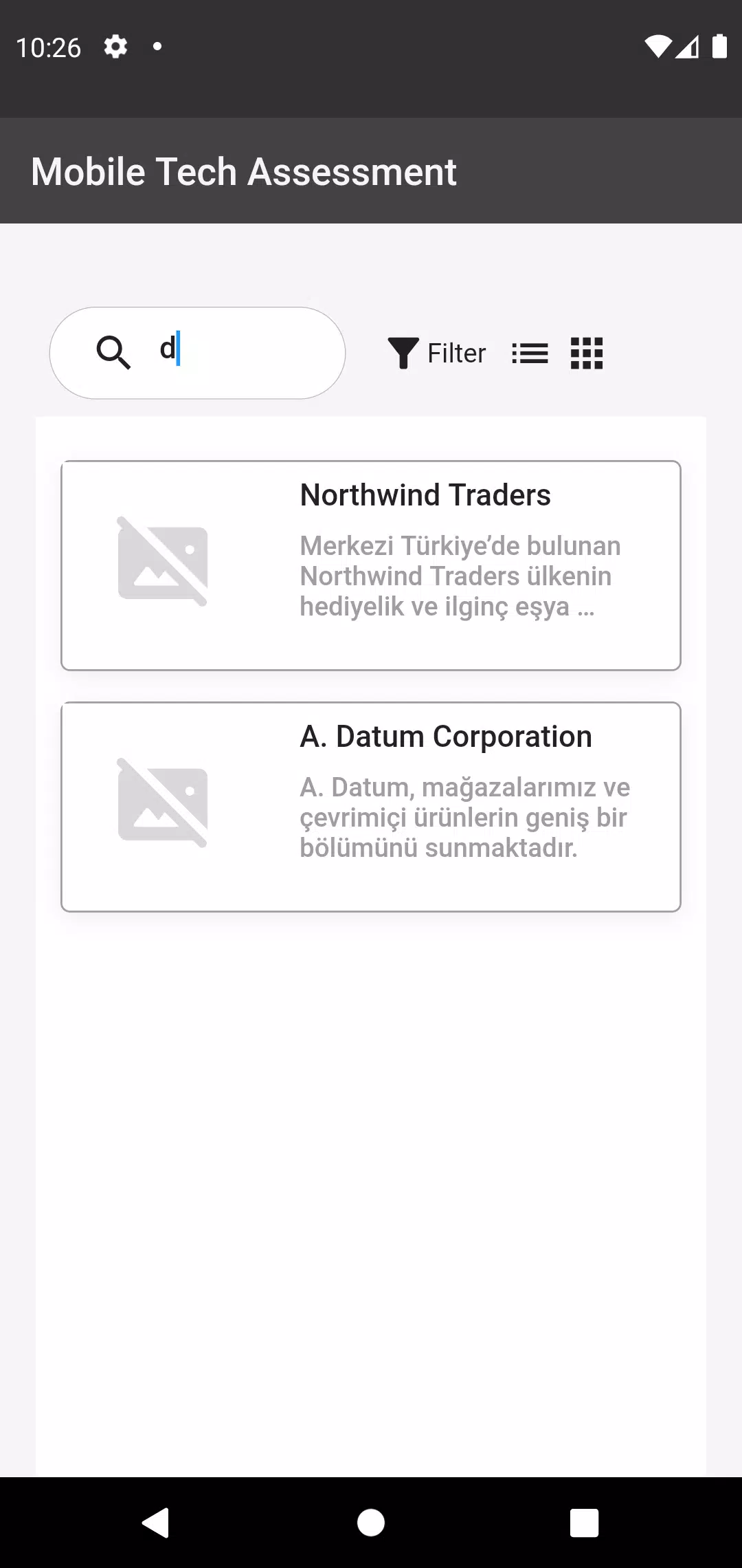 Flutter Tech Assessment應用截圖第2張