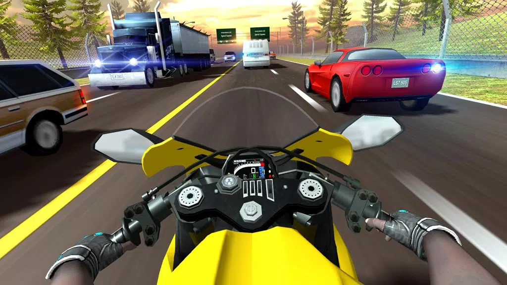 Highway Moto Rider 2: Traffic 스크린샷 2