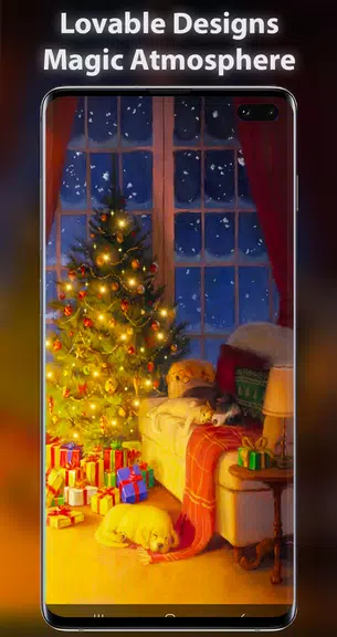 Snow Live Wallpaper Captura de pantalla 3
