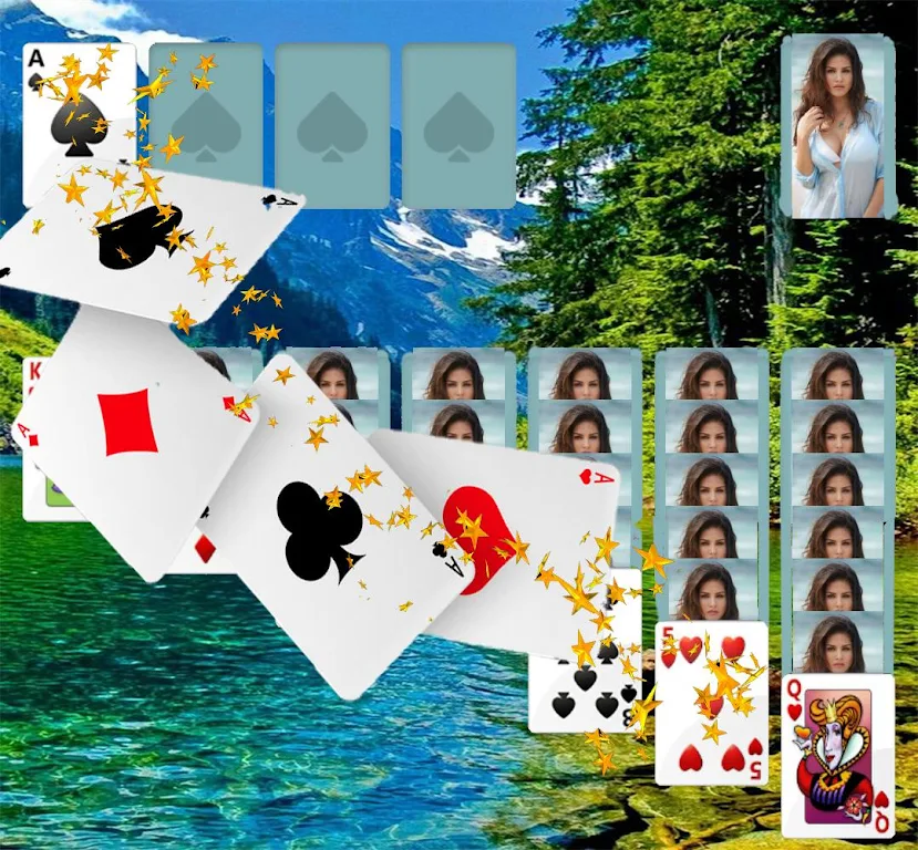Russian Solitaire..Косынка Фото Квест應用截圖第4張