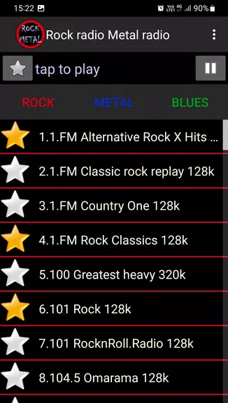 Rock + Métal radio Capture d’écran 1