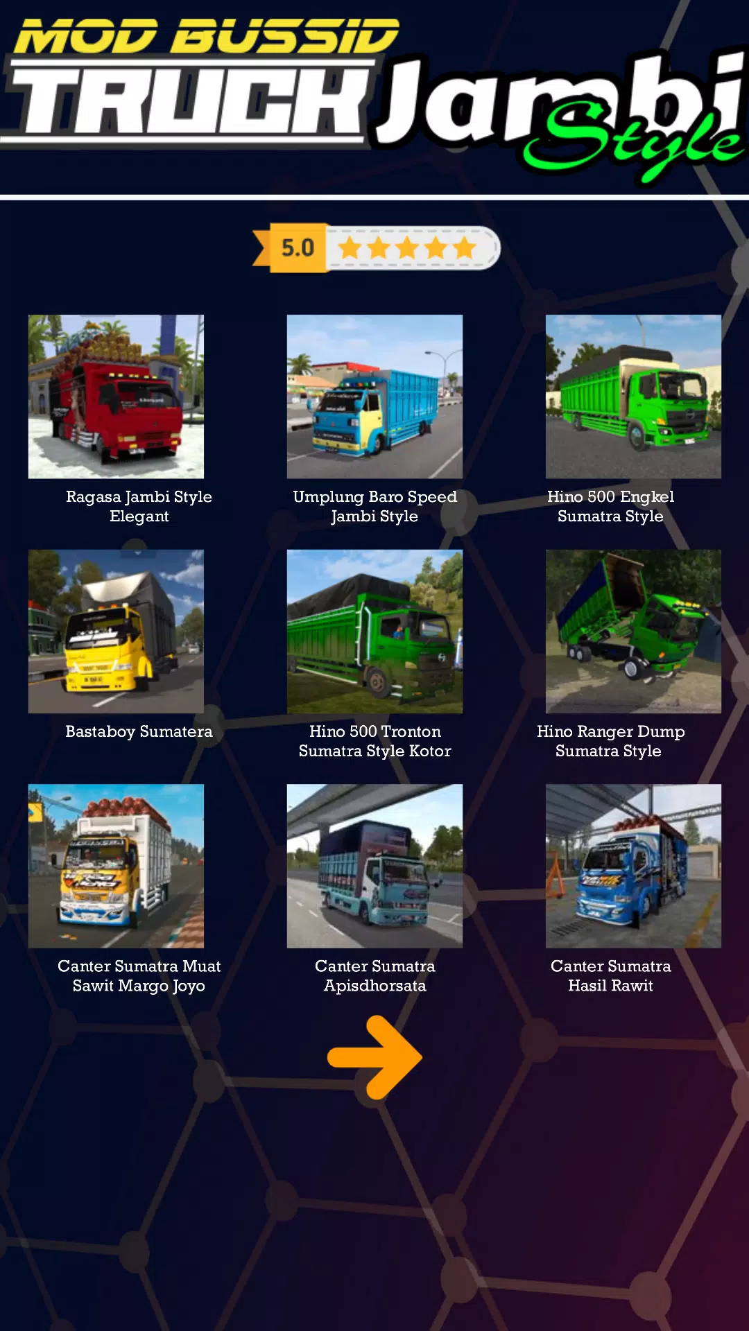 Mod Bussid Truk Jambi Style应用截图第2张