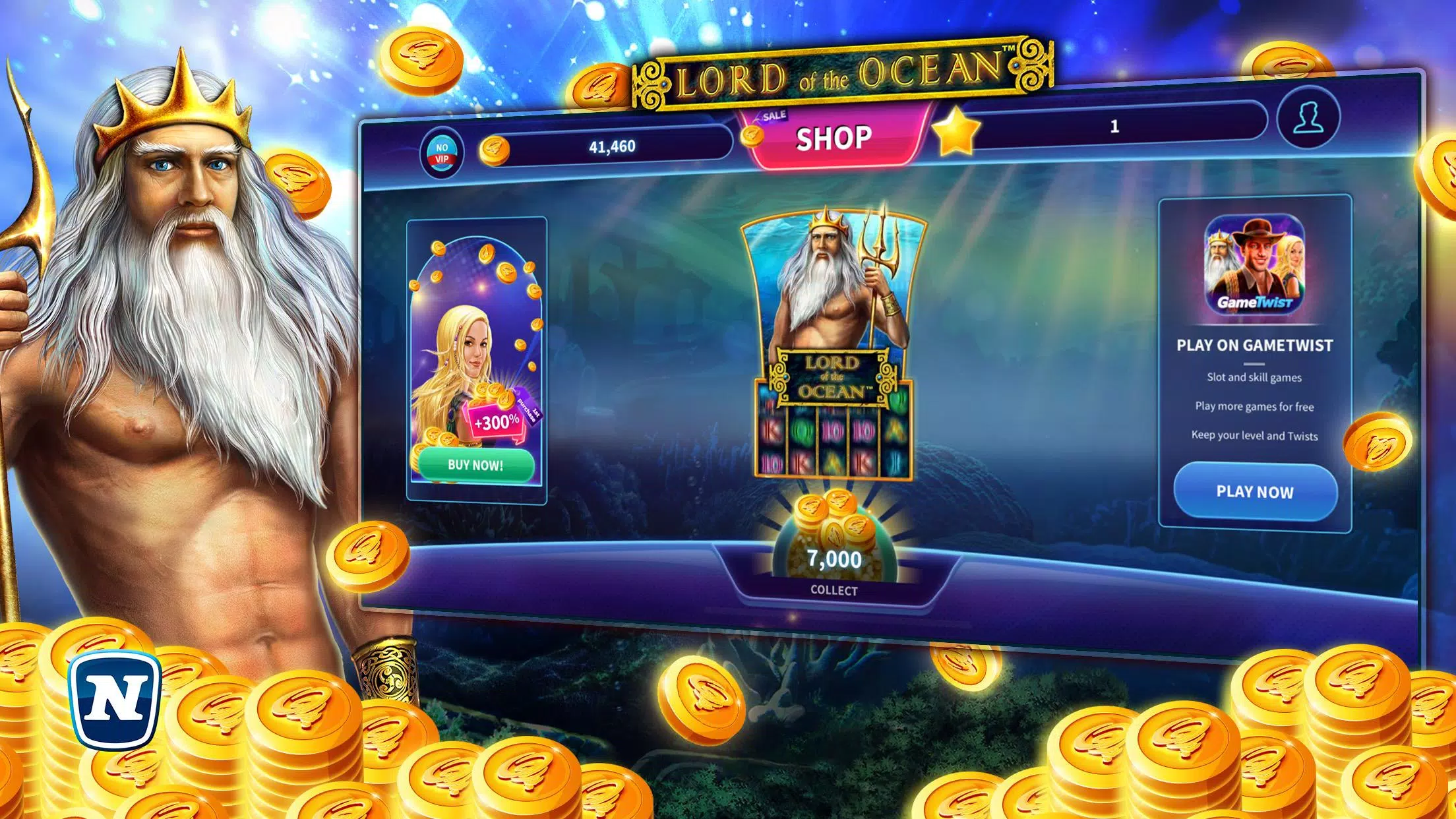 Lord of the Ocean™ Slot 스크린샷 2