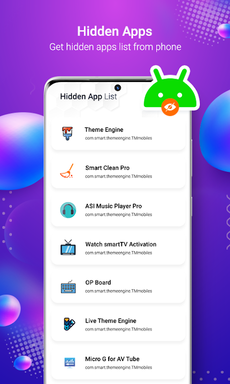 Hidden Apps Scanner 스크린샷 1