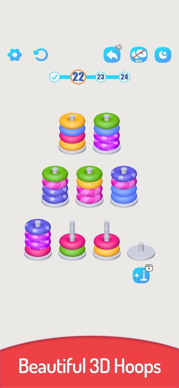 3D Color Sort Hoop Stack應用截圖第3張