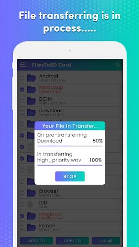 Transfer phone to SD Card – Fi スクリーンショット 4