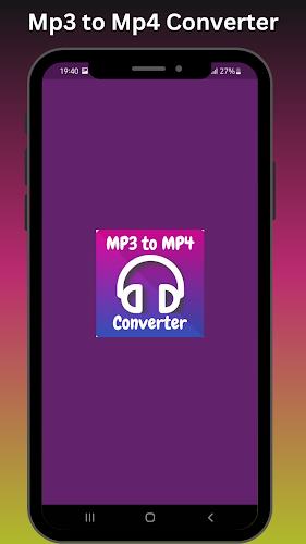 Mp3 to Mp4 Converter Capture d'écran 1