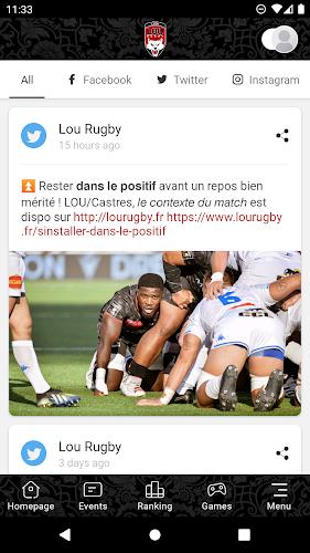 LOU Rugby Capture d’écran 3