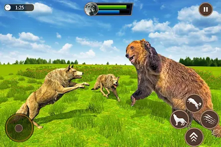 Wolf Simulator Family Sim 3D スクリーンショット 2