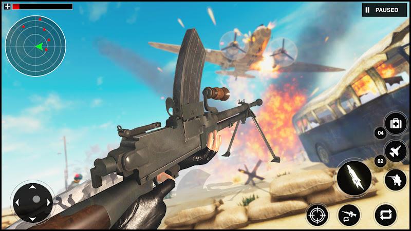 Gunner World War: WW2 Gun Game Скриншот 2