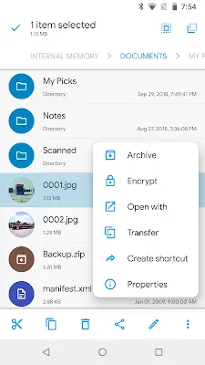 Solid Explorer File Manager Captura de pantalla 1