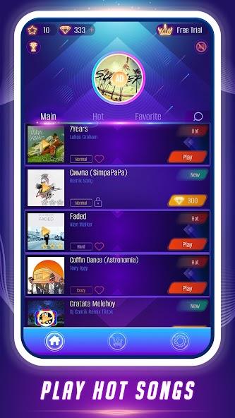 Dance Tiles: Music Ball Games Mod 스크린샷 2