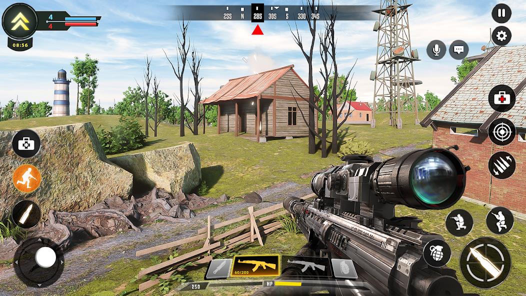 Sniper Game: Shooting Gun Game Mod Captura de pantalla 3