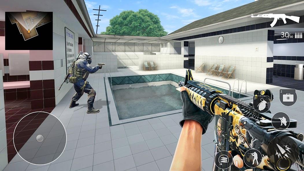 Anti Terrorist Shooting Games Mod 스크린샷 2