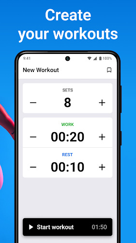 Interval Timer: Tabata Workout 스크린샷 2