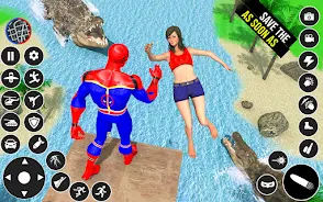 Spider Fighter Man: Rope Hero Скриншот 3