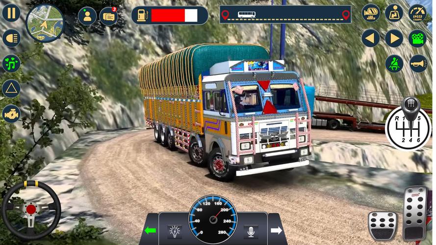 Indian Truck Drive Lorry Games Скриншот 3