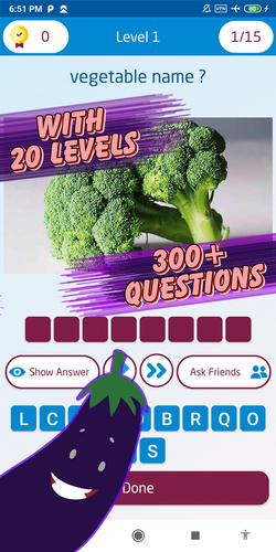Guess the vegetable game應用截圖第3張