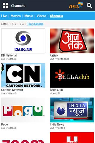 ZengaTV Mobile TV Live TV 스크린샷 2
