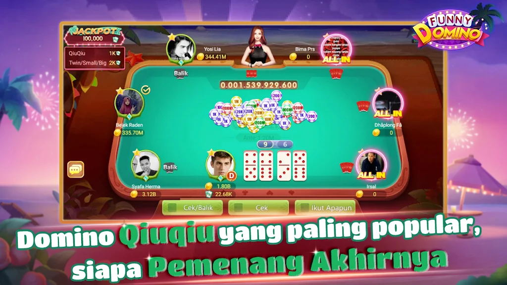 Funny Domino:Gaple QiuQiu應用截圖第3張