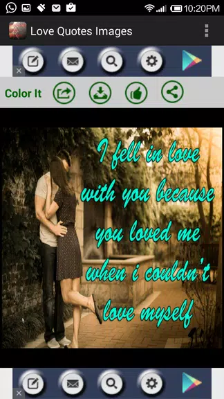 Romantic Love Quotes & Images 스크린샷 4