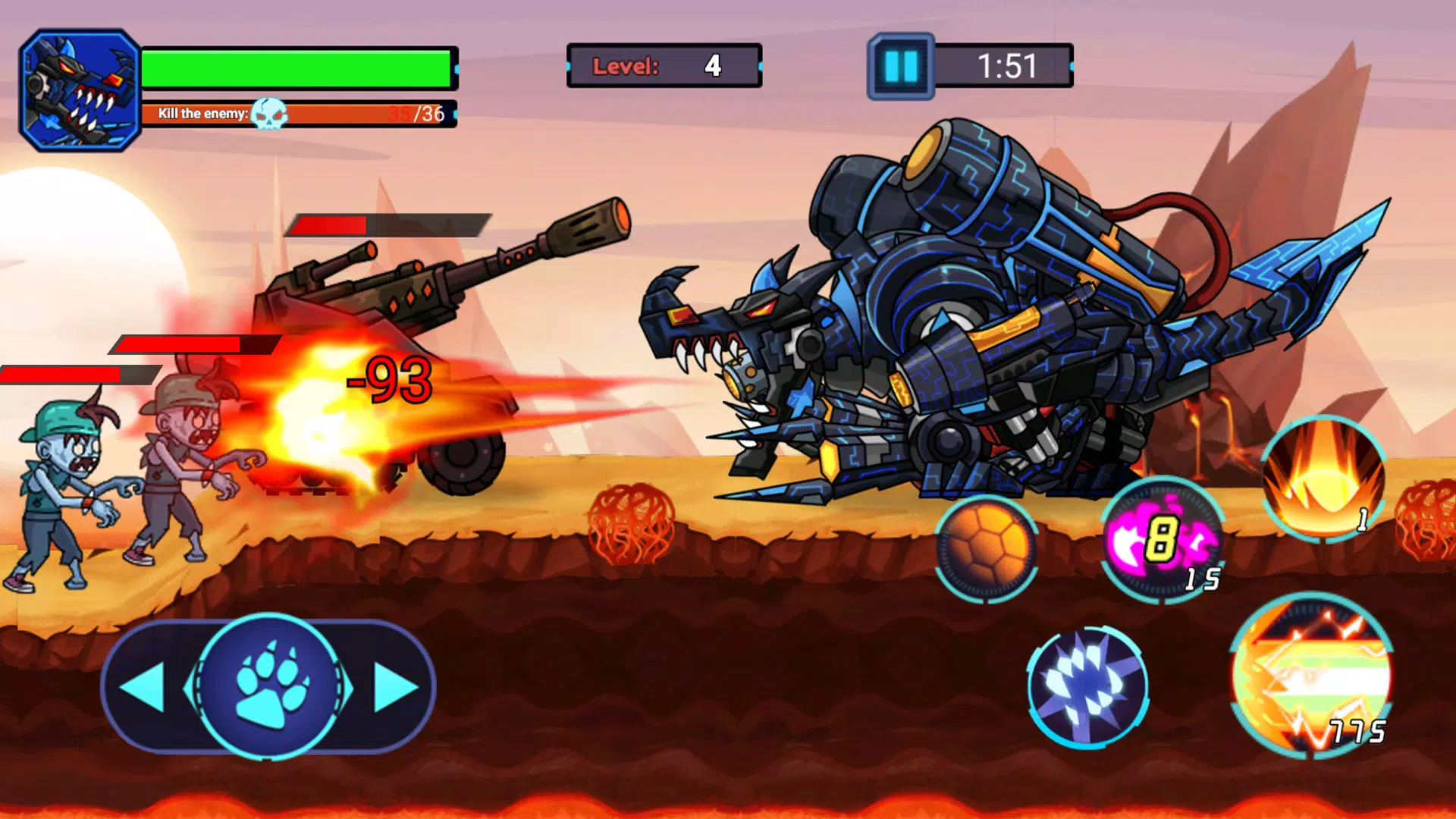 Mech Dinosaur War應用截圖第1張