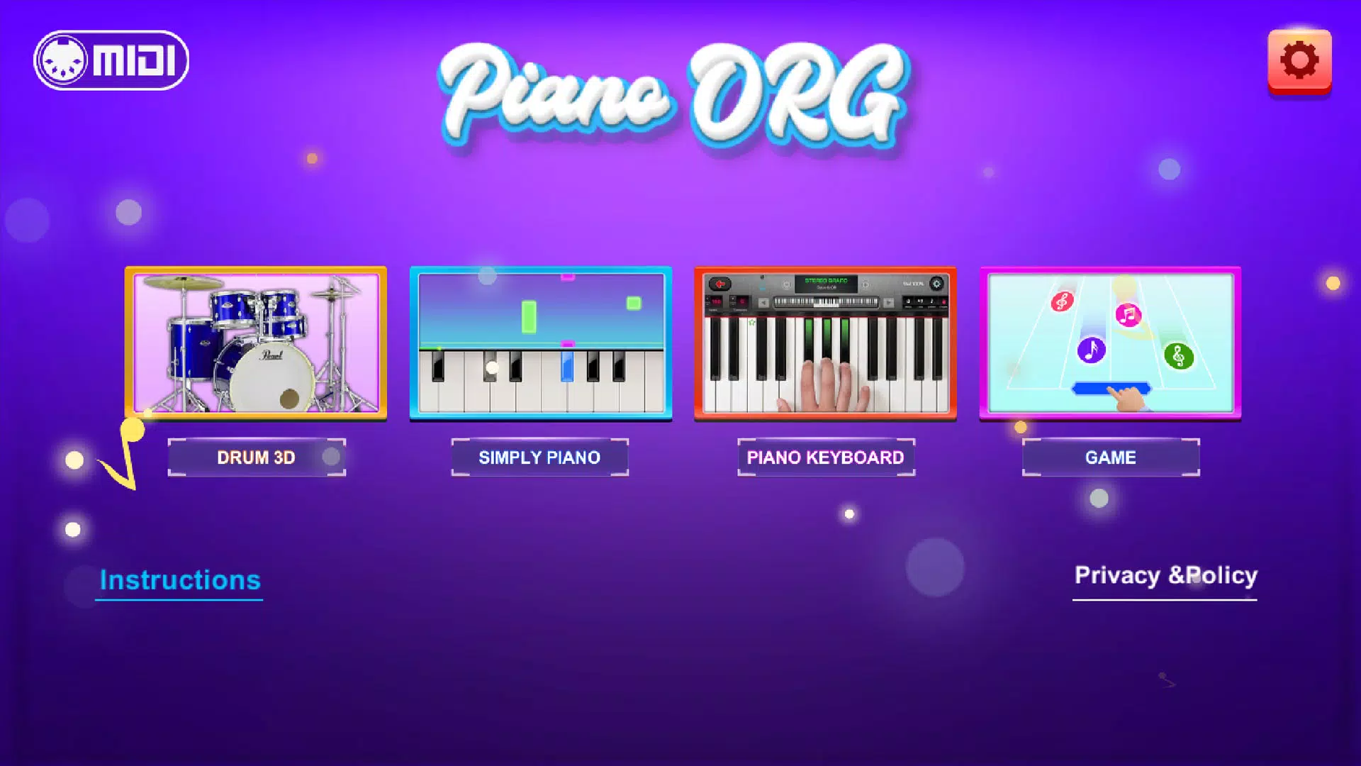 Piano ORG Capture d’écran 4
