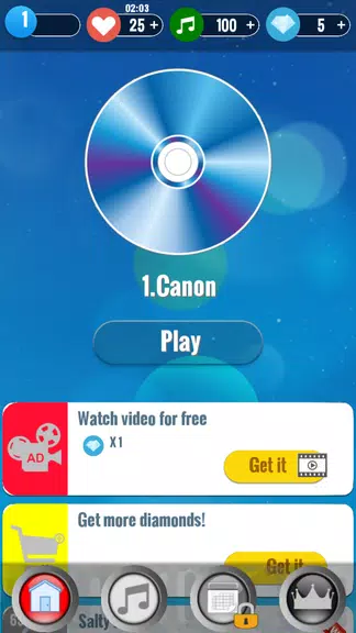 Fast Piano Tiles - Music Game スクリーンショット 1
